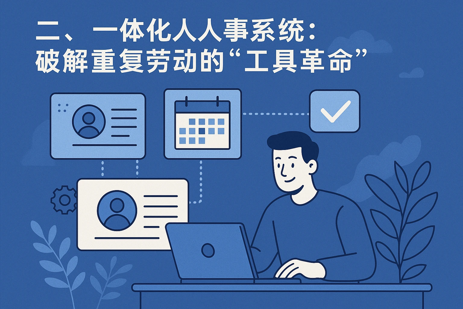 二、一体化人事系统：破解重复劳动的“工具革命”