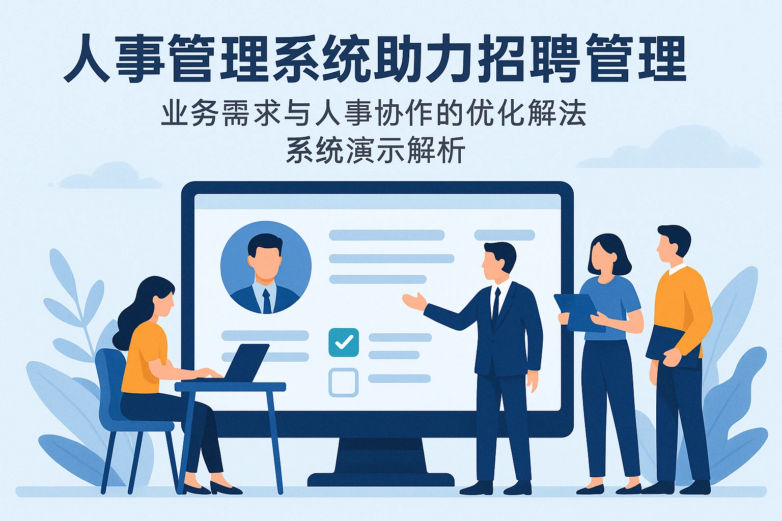 人事管理系统助力招聘管理——业务需求与人事协作的优化解法、系统演示解析