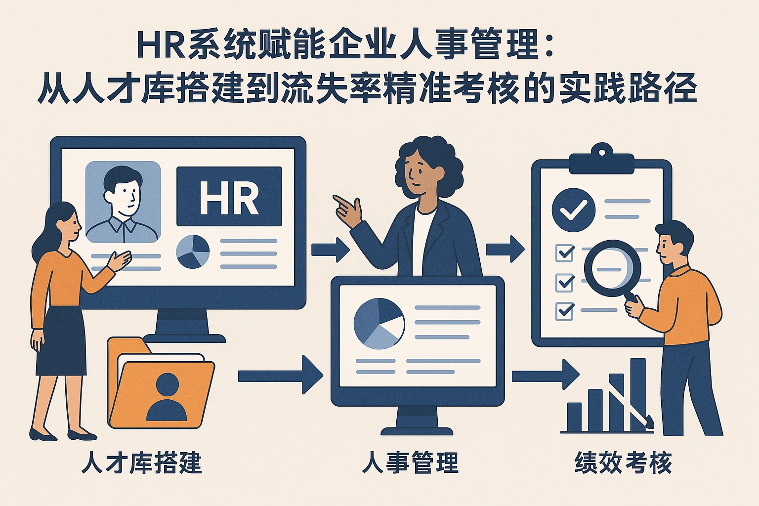 HR系统赋能企业人事管理：从人才库搭建到流失率精准考核的实践路径