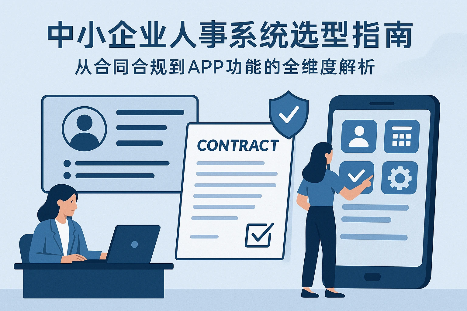 中小企业人事系统选型指南：从合同合规到APP功能的全维度解析
