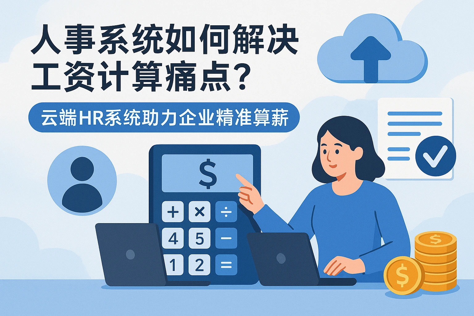人事系统如何解决工资计算痛点？云端HR系统助力企业精准算薪