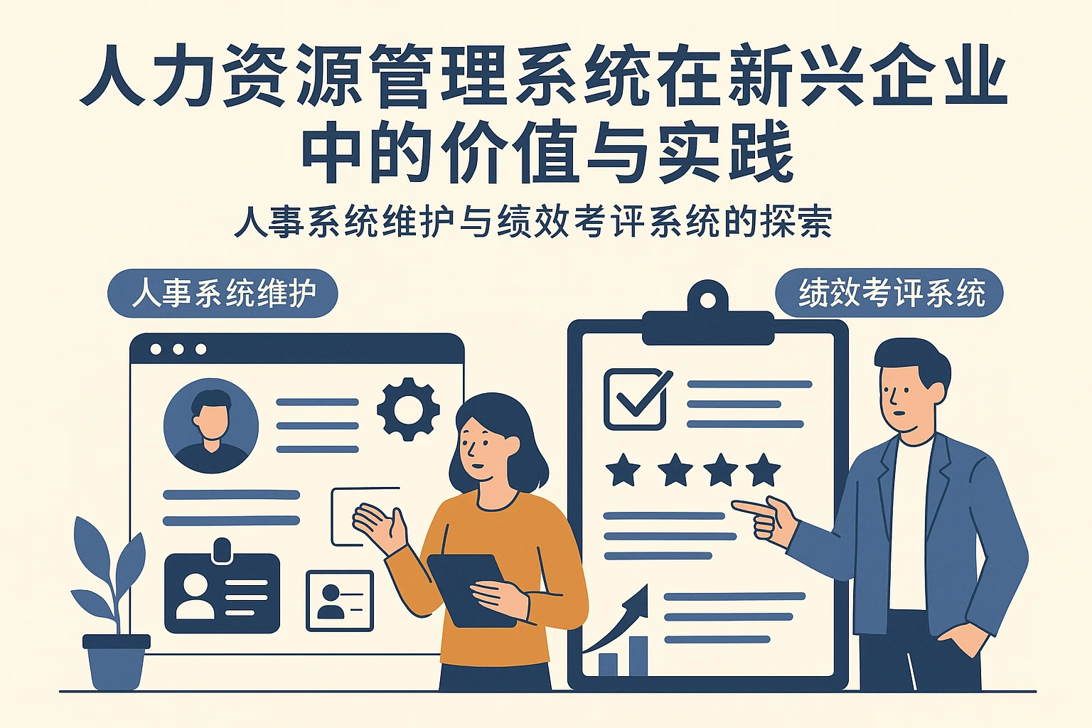 人力资源管理系统在新兴企业中的价值与实践——人事系统维护与绩效考评系统的探索