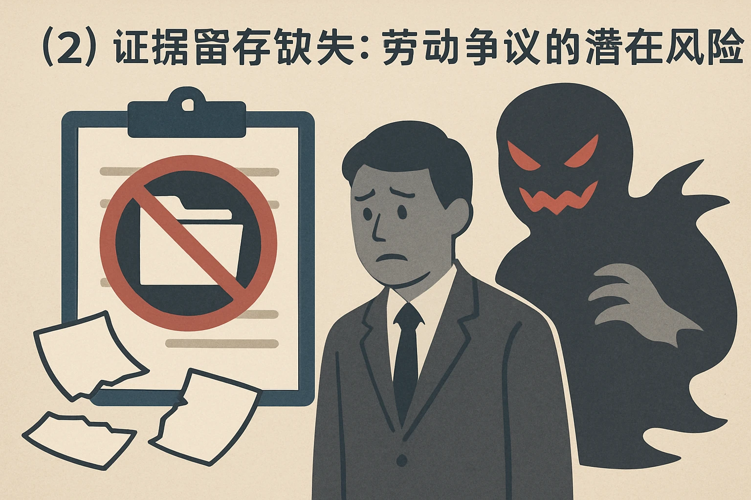 （2）证据留存缺失：劳动争议的潜在风险