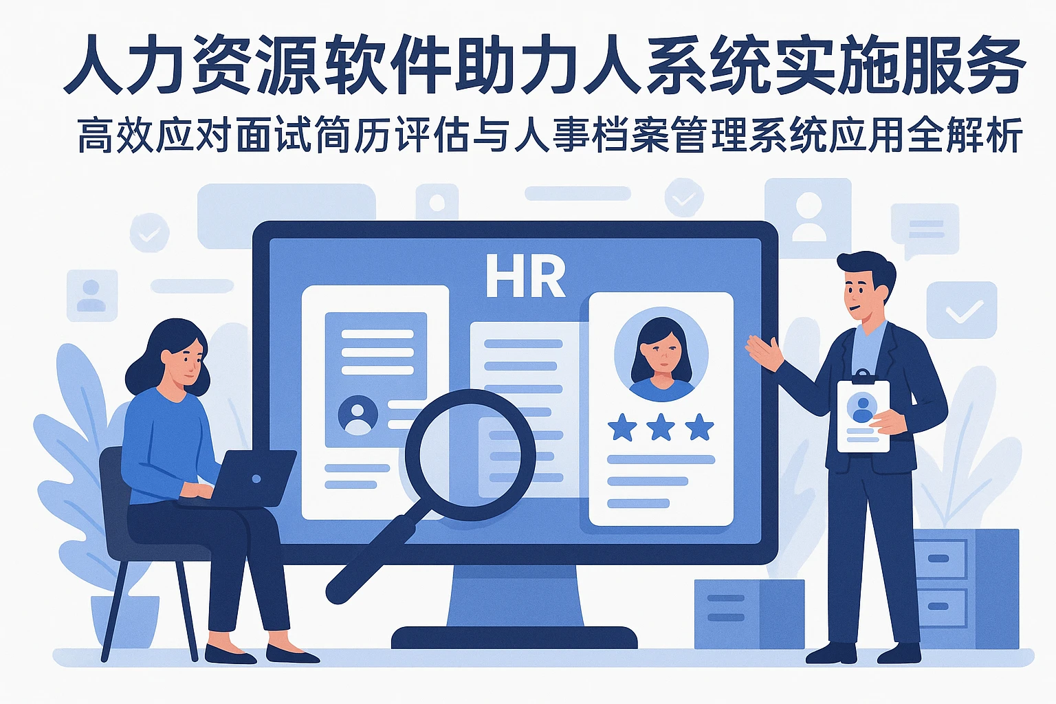 人力资源软件助力人事系统实施服务：高效应对面试简历评估与人事档案管理系统应用全解析