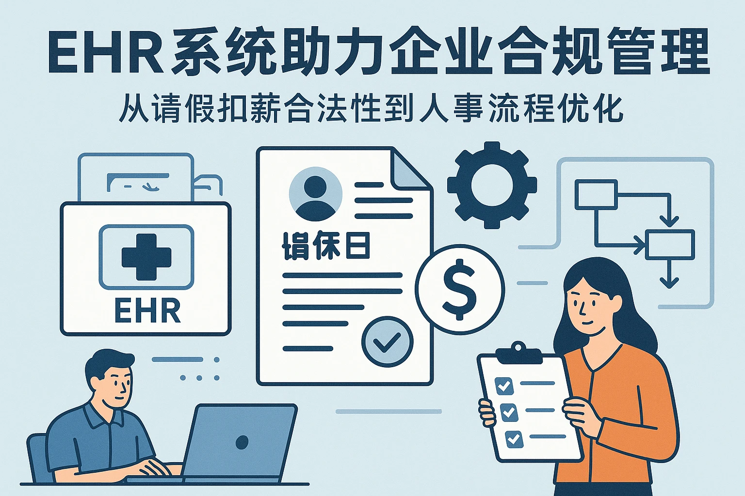 EHR系统助力企业合规管理：从请假扣薪合法性到人事流程优化