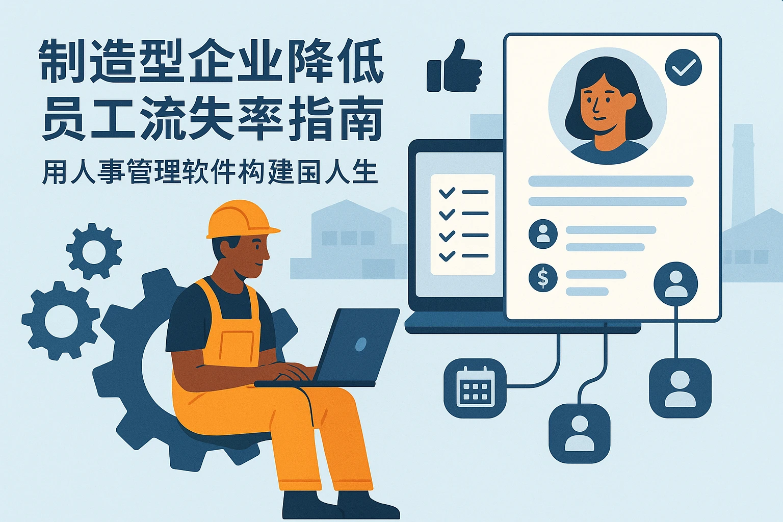 制造型企业降低员工流失率指南：用人事管理软件构建留人生态