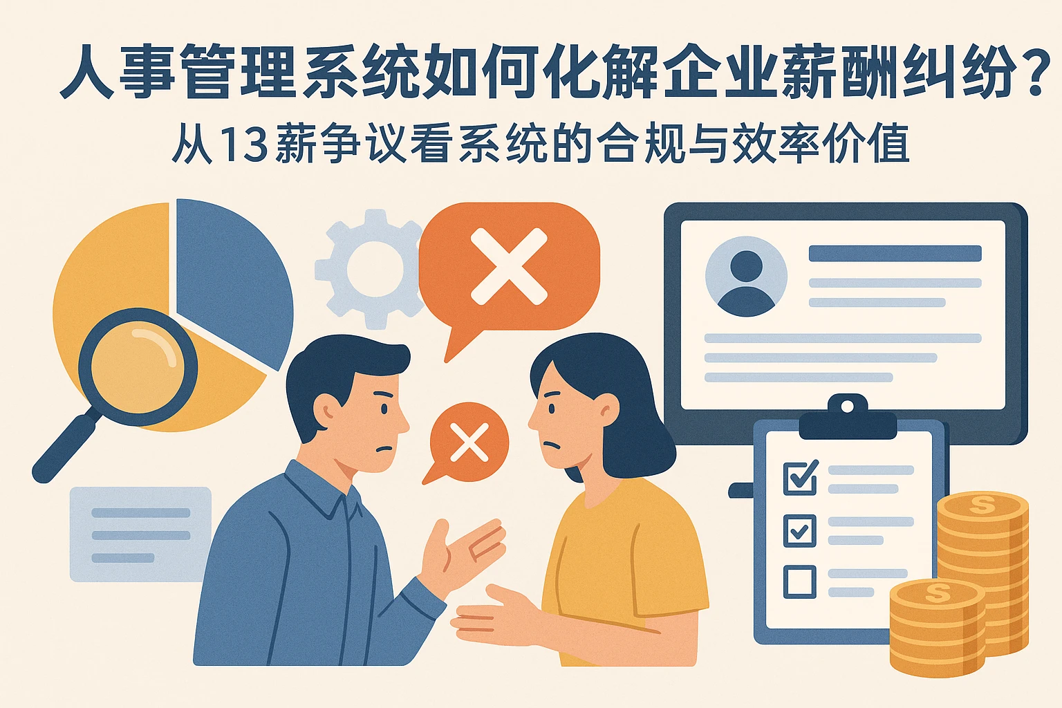 人事管理系统如何化解企业薪酬纠纷？从13薪争议看系统的合规与效率价值