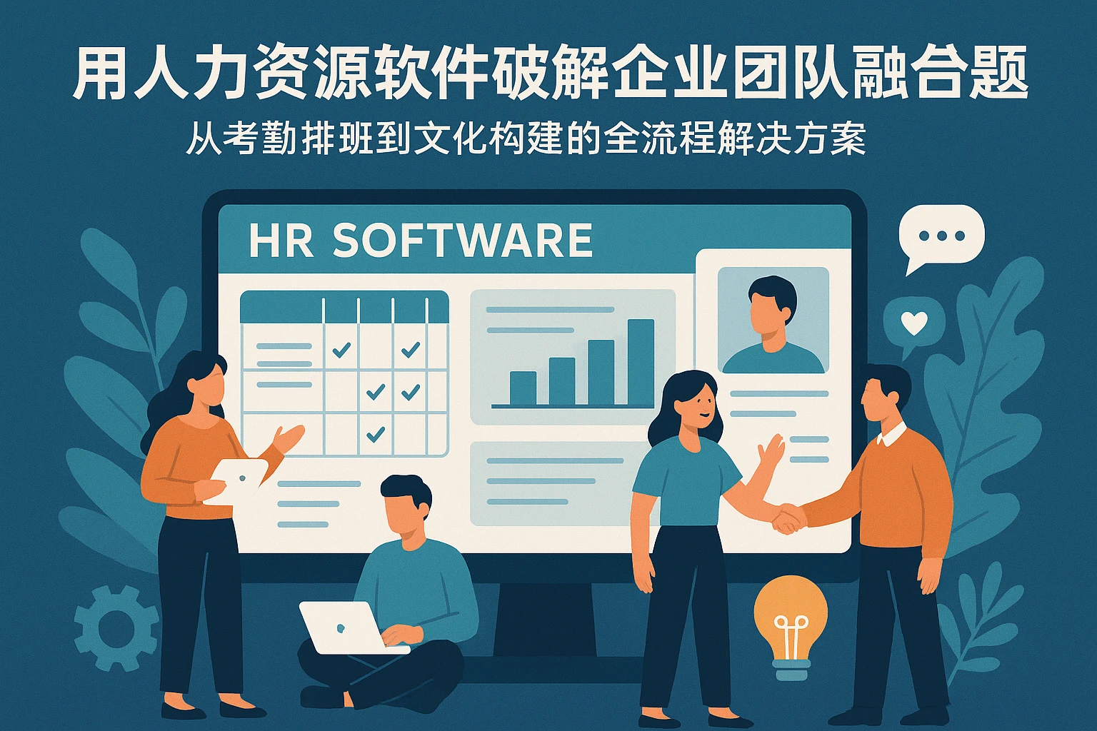 用人力资源软件破解企业团队融合难题——从考勤排班到文化构建的全流程解决方案
