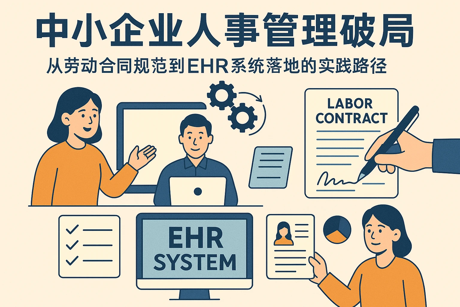 中小企业人事管理破局：从劳动合同规范到EHR系统落地的实践路径