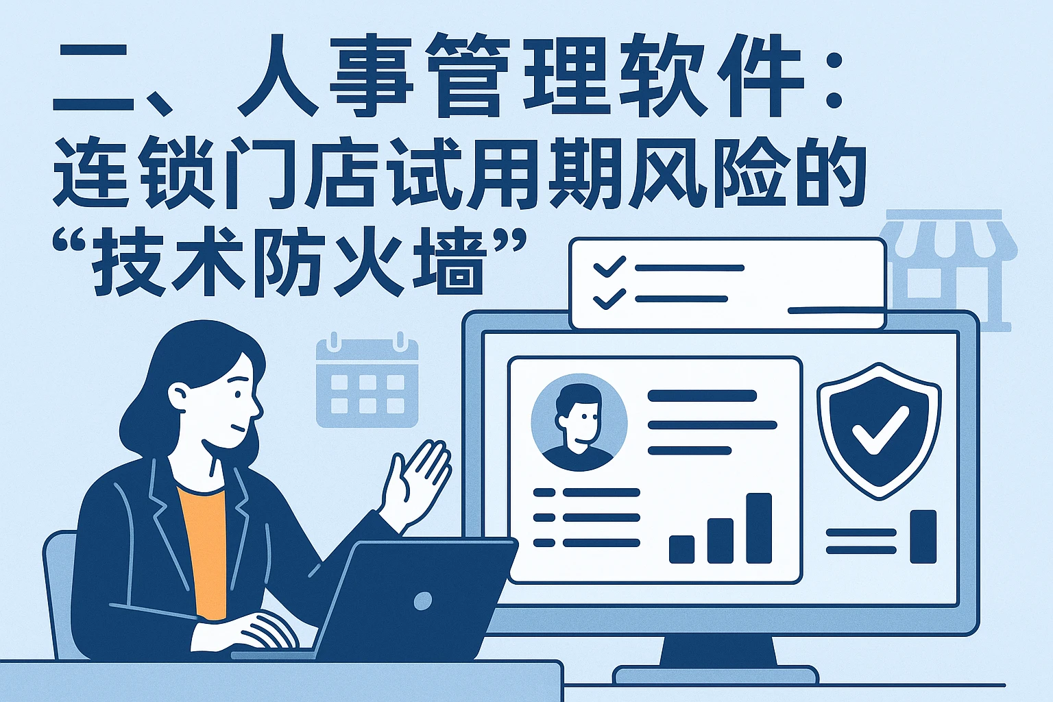 二、人事管理软件：连锁门店试用期风险的“技术防火墙”