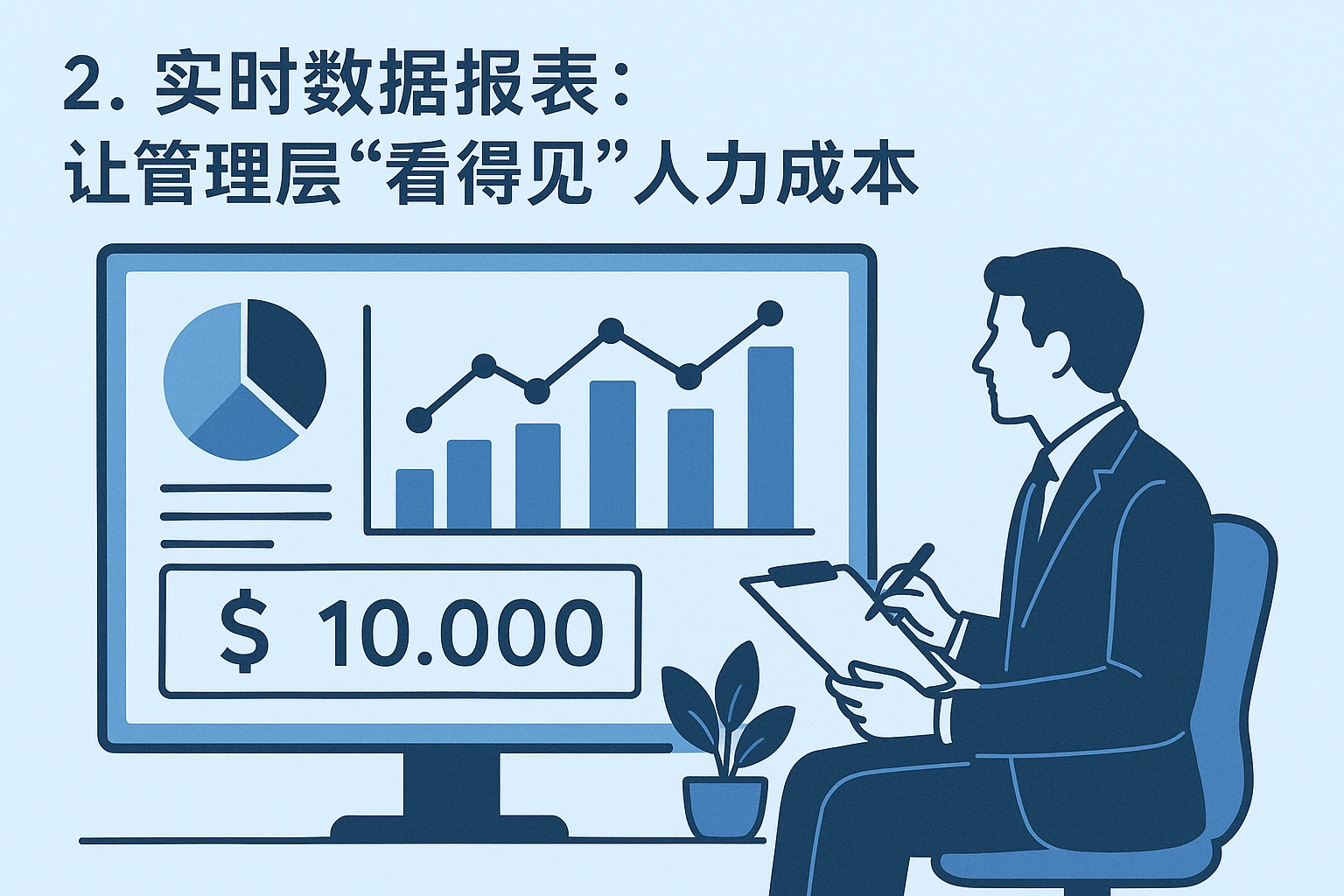 2. 实时数据报表：让管理层“看得见”人力成本