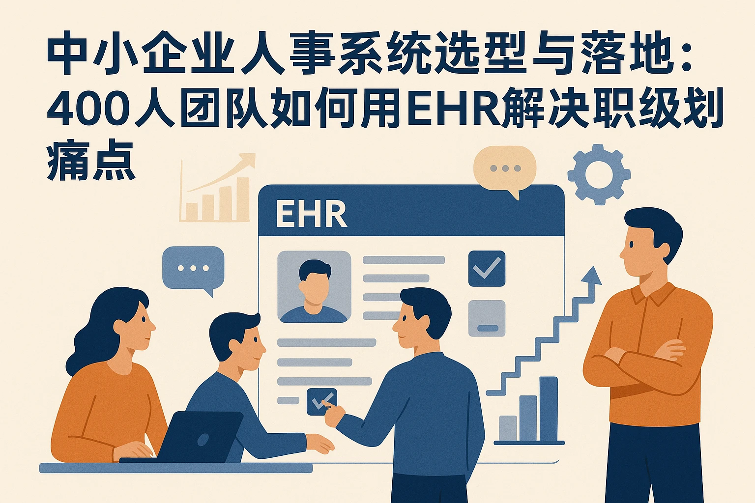 中小企业人事系统选型与落地：400人团队如何用EHR解决职级规划痛点