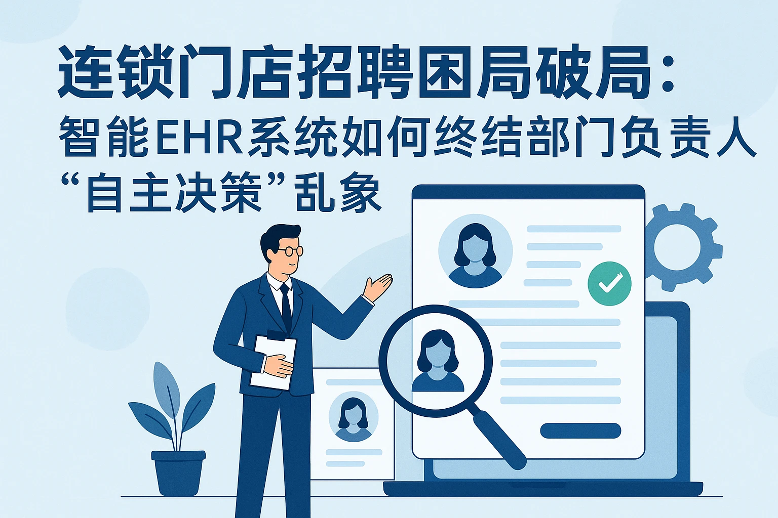 连锁门店招聘困局破局：智能EHR系统如何终结部门负责人“自主决策”乱象