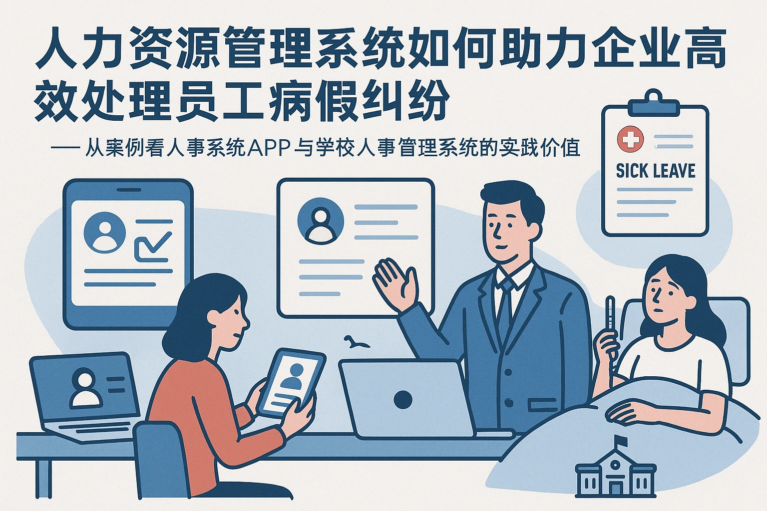 人力资源管理系统如何助力企业高效处理员工病假纠纷——从案例看人事系统APP与学校人事管理系统的实践价值