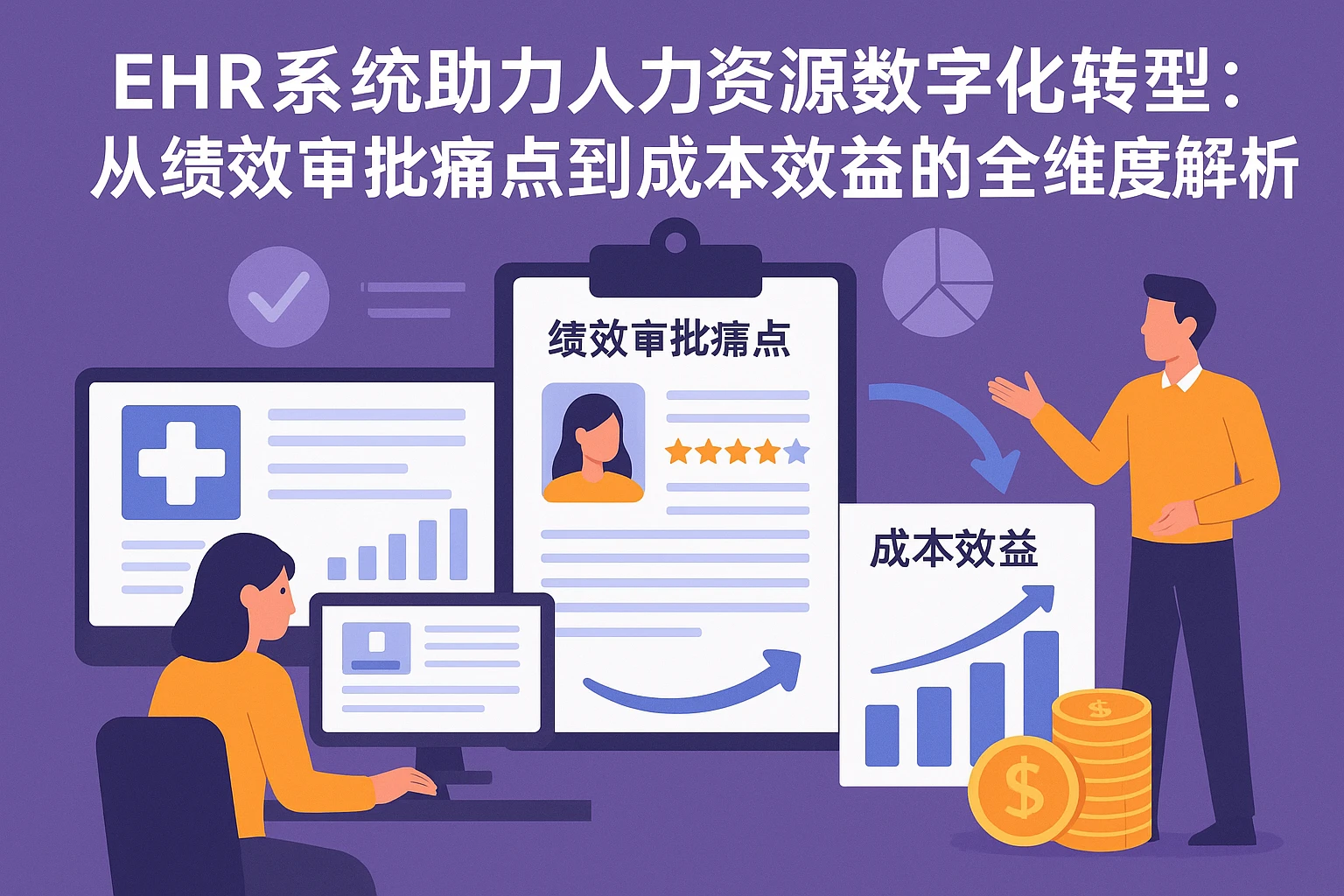 EHR系统助力人力资源数字化转型：从绩效审批痛点到成本效益的全维度解析