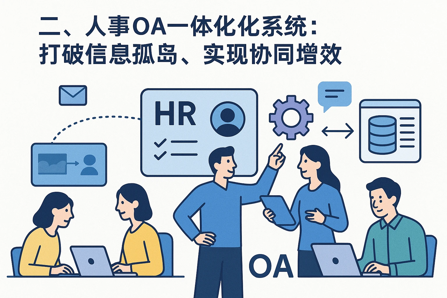 二、人事OA一体化系统：打破信息孤岛，实现协同增效