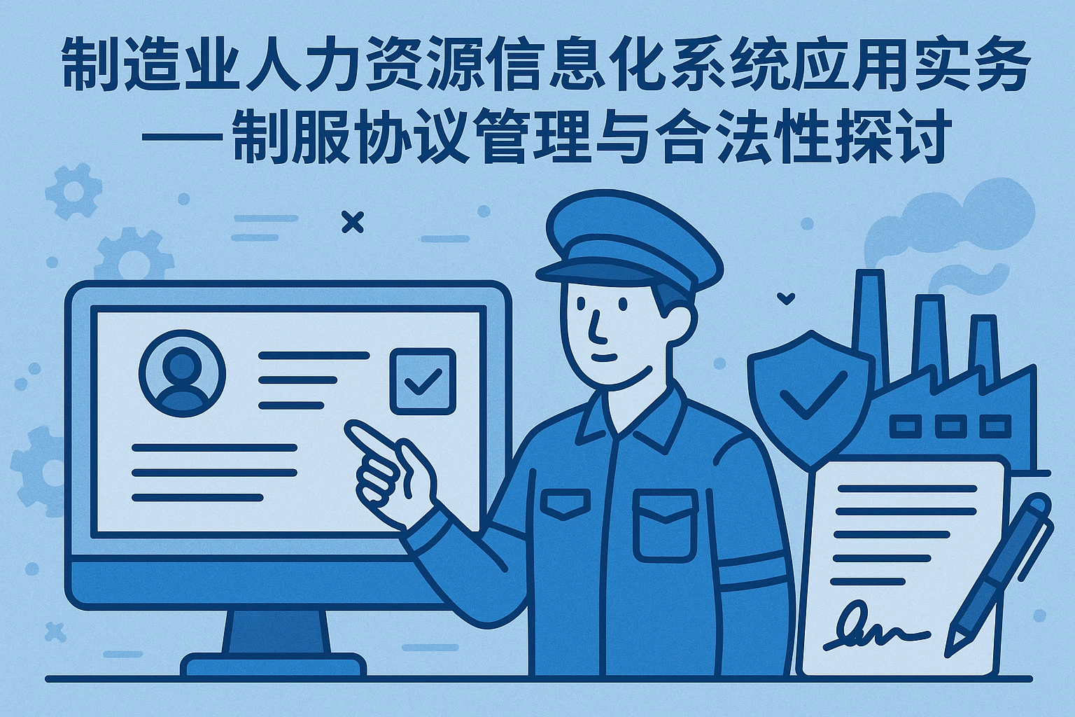 制造业人力资源信息化系统应用实务——制服协议管理与合法性探讨