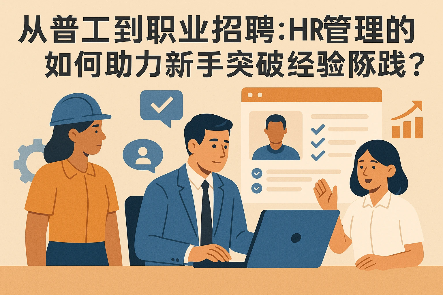 从普工到职员招聘：HR管理软件如何助力新手突破经验壁垒？