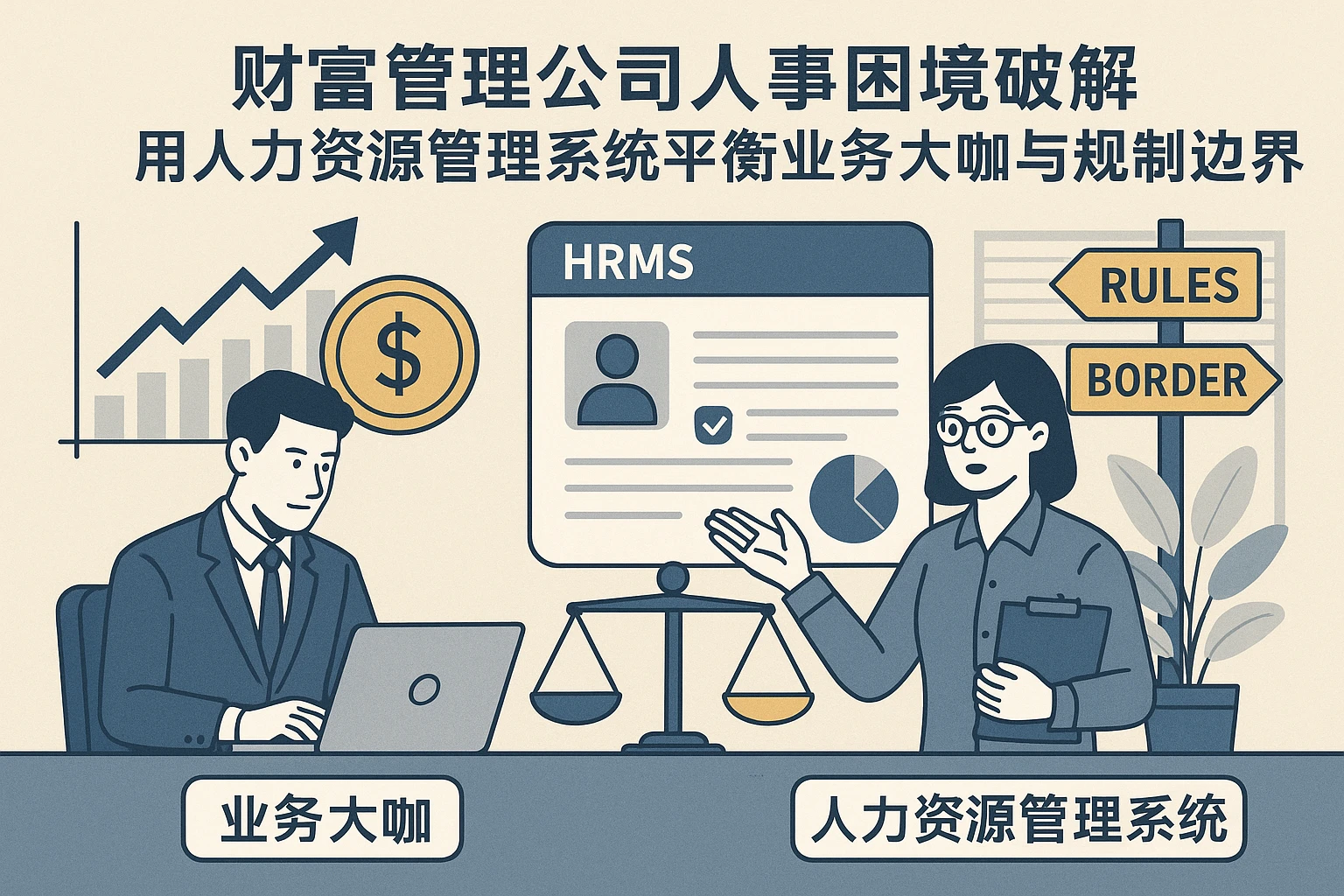 财富管理公司人事困境破解：用人力资源管理系统平衡业务大咖与规则边界
