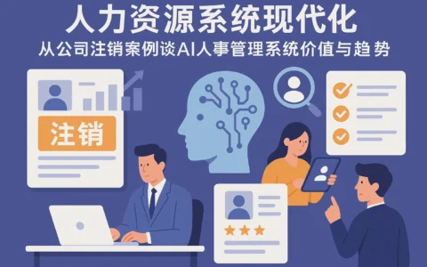 人力资源系统现代化——从公司注销案例谈AI人事管理系统价值与趋势