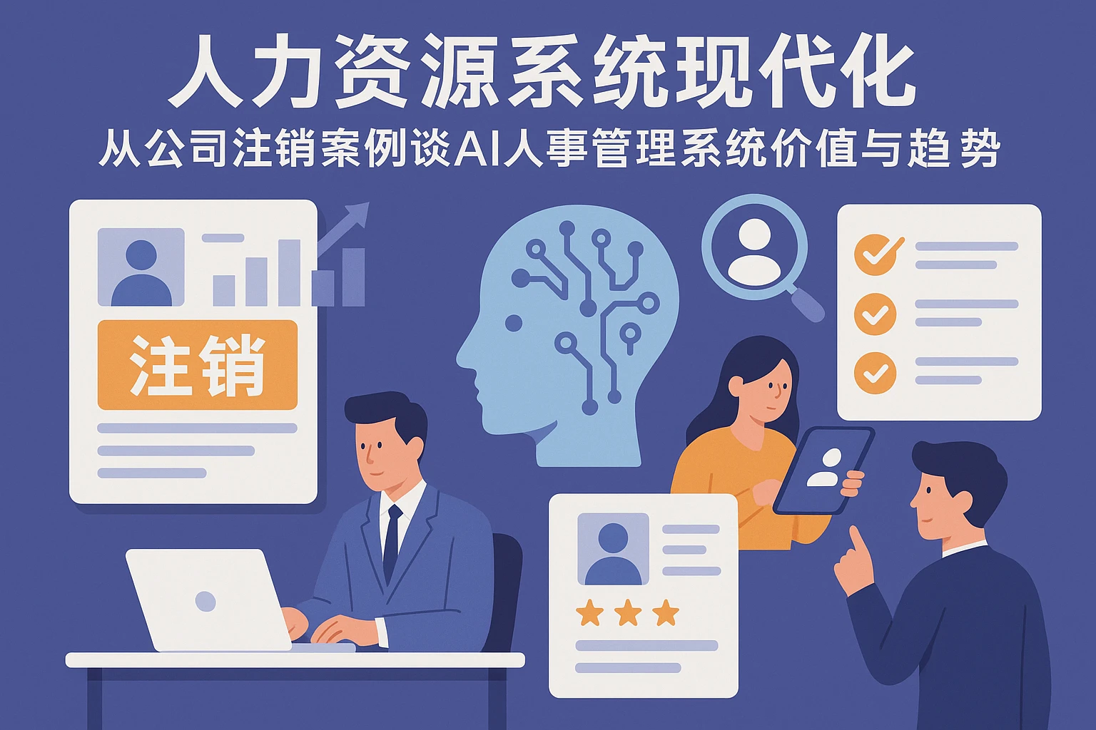 人力资源系统现代化——从公司注销案例谈AI人事管理系统价值与趋势