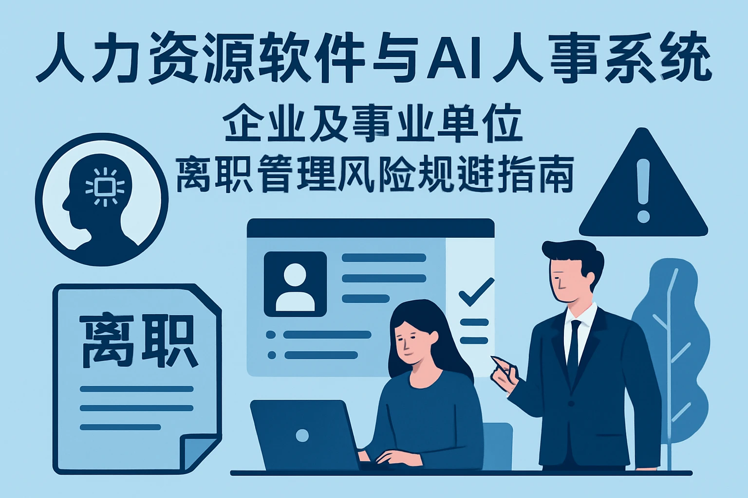 人力资源软件与AI人事系统：企业及事业单位离职管理风险规避指南