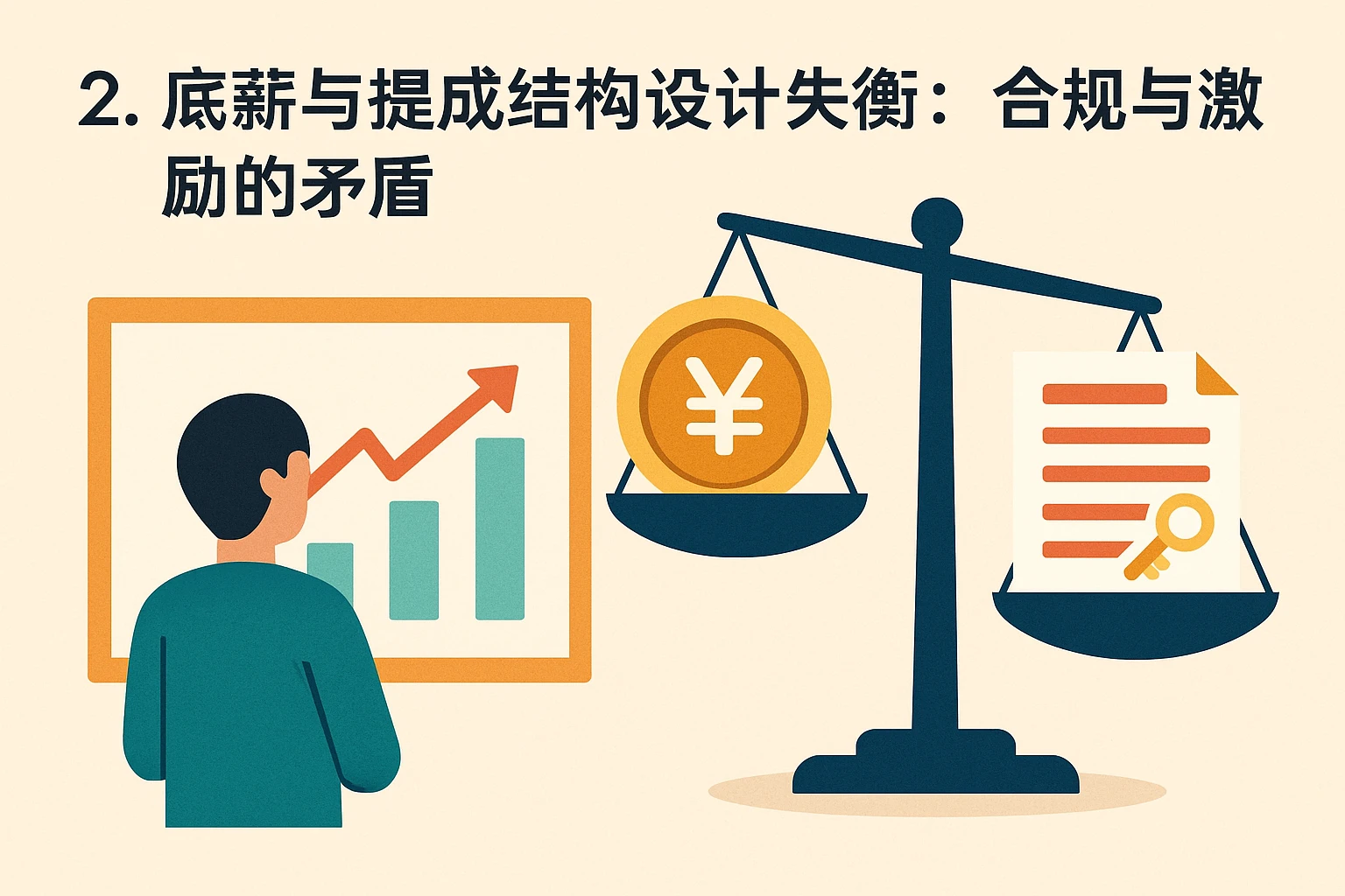 2. 底薪与提成结构设计失衡：合规与激励的矛盾