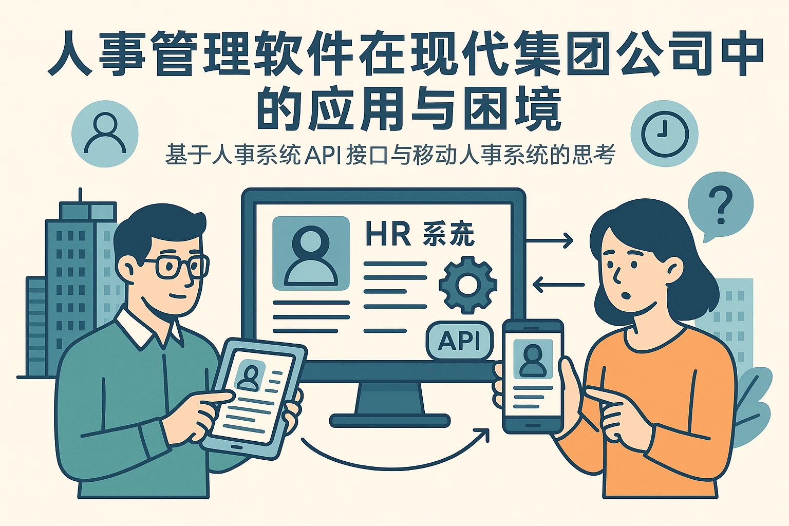 人事管理软件在现代集团公司中的应用与困境：基于人事系统API接口与移动人事系统的思考