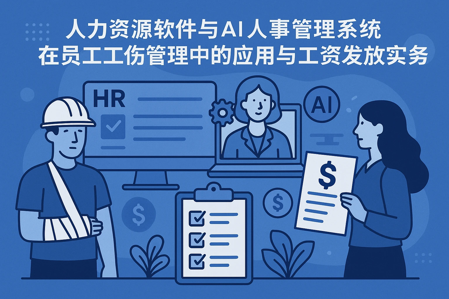 人力资源软件与AI人事管理系统在员工工伤管理中的应用与工资发放实务
