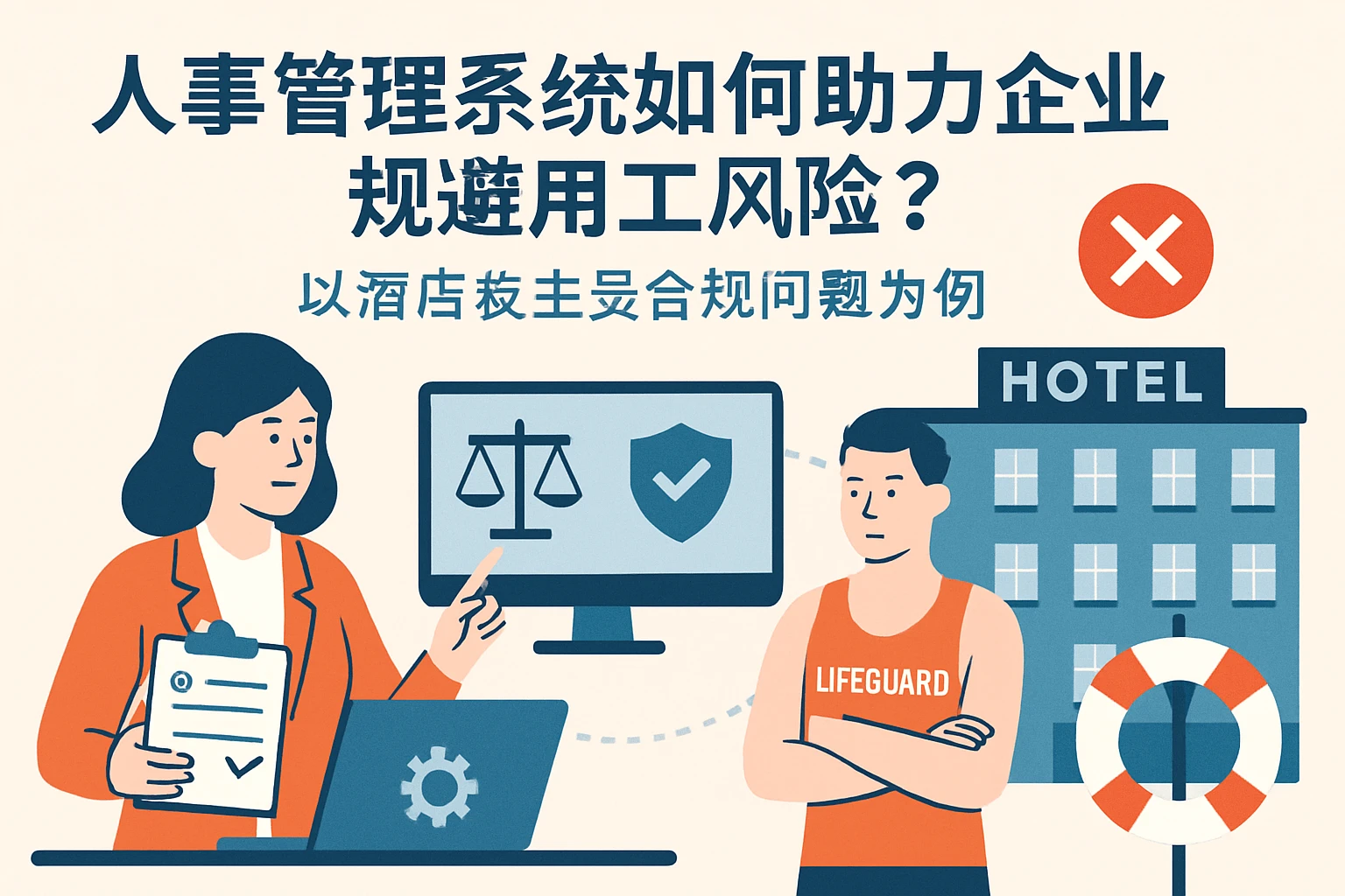 人事管理系统如何助力企业规避用工风险?以酒店救生员合规问题为例