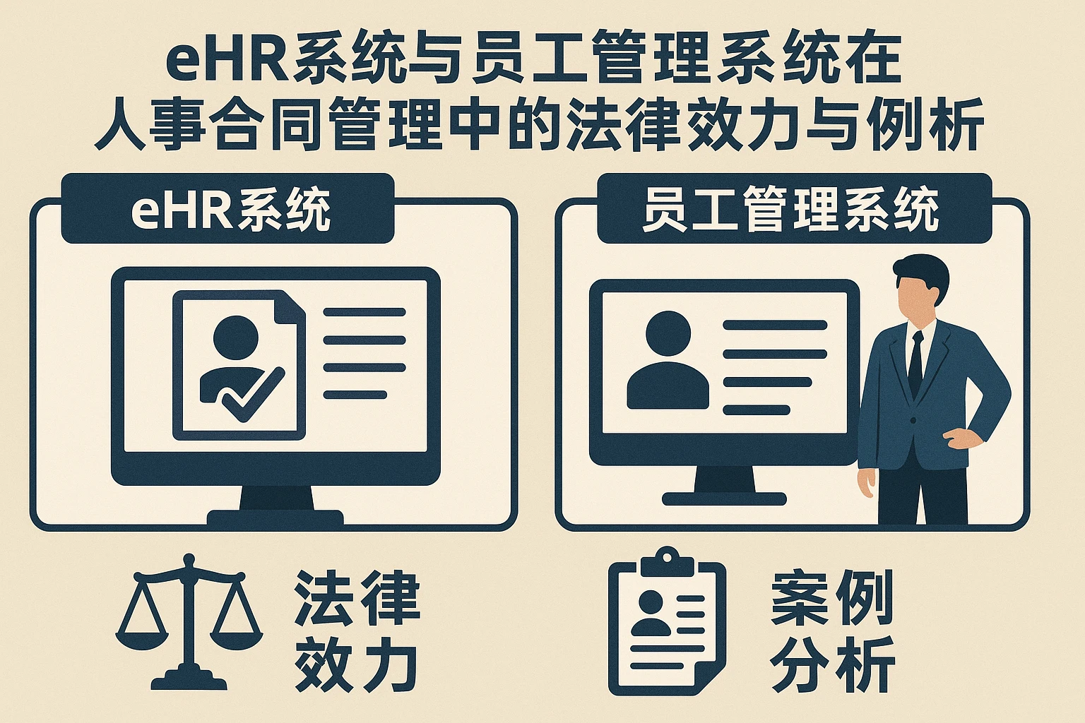 eHR系统与员工管理系统在人事合同管理中的法律效力与案例分析
