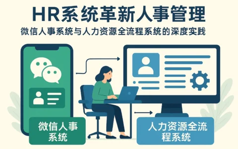 HR系统革新人事管理：微信人事系统与人力资源全流程系统的深度实践