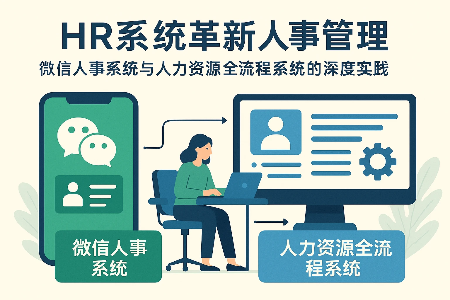 HR系统革新人事管理：微信人事系统与人力资源全流程系统的深度实践