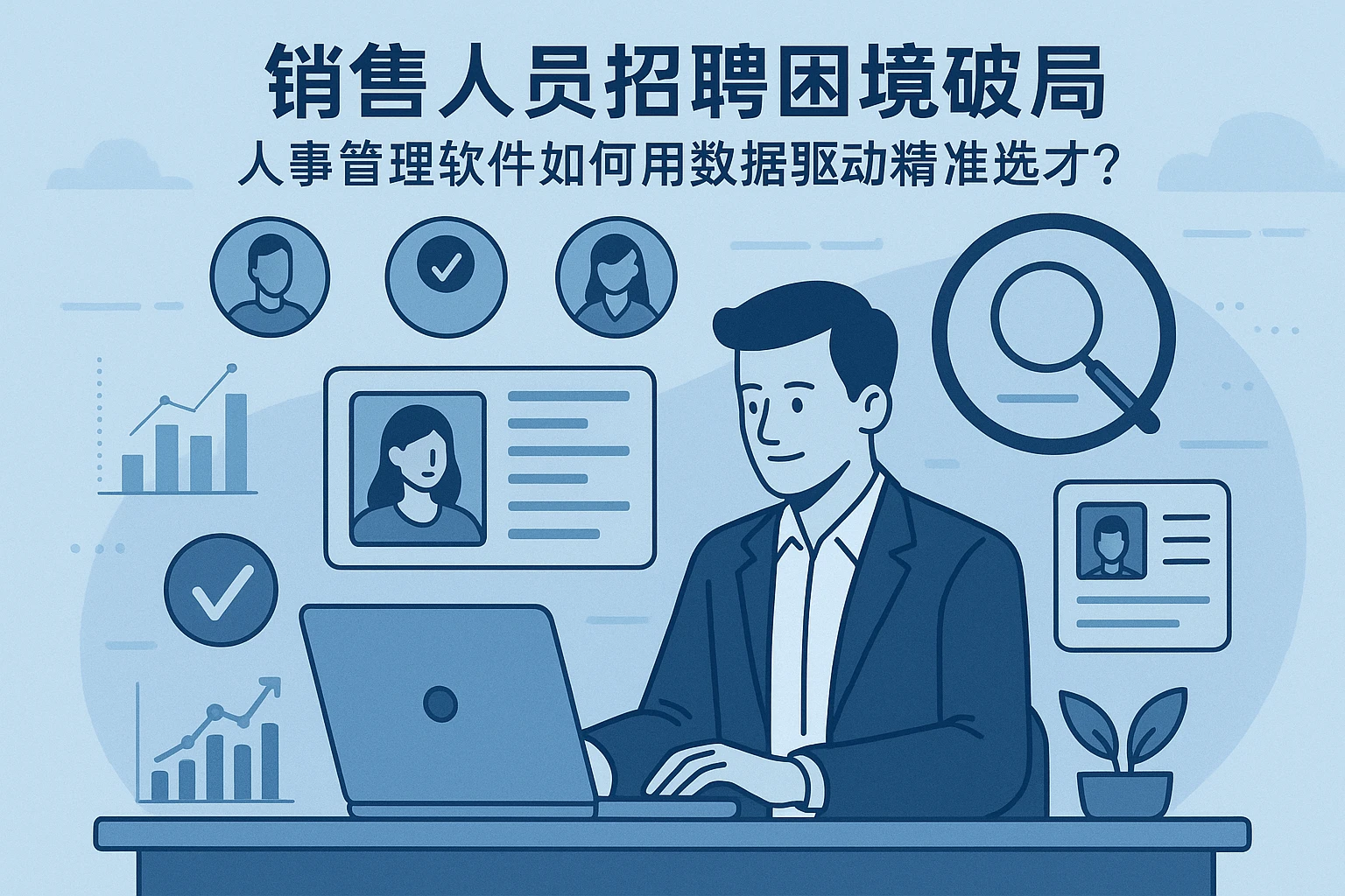 销售人员招聘困境破局：人事管理软件如何用数据驱动精准选才？