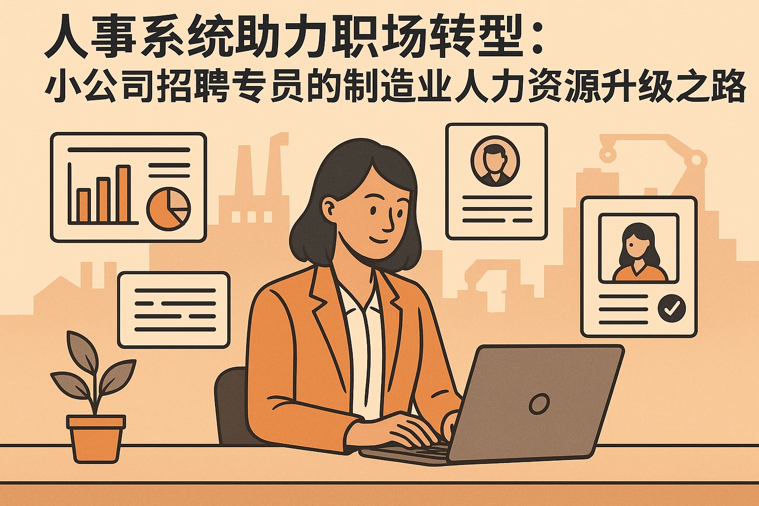 人事系统助力职场转型：小公司招聘专员的制造业人力资源升级之路
