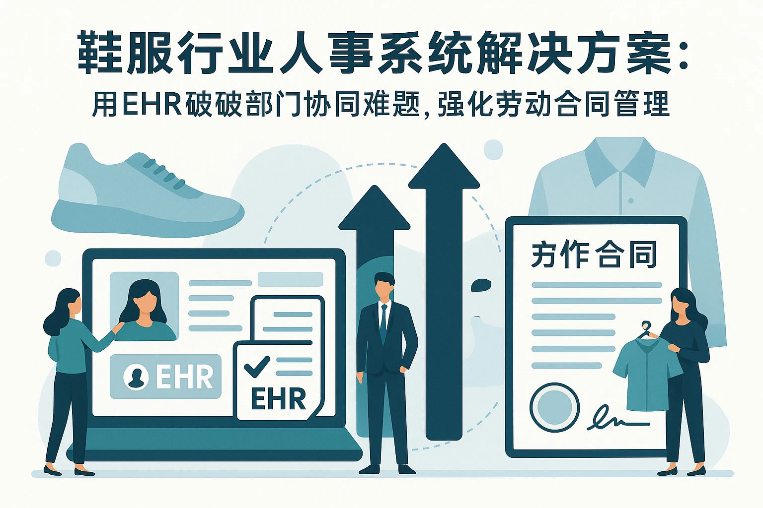 鞋服行业人事系统解决方案：用EHR破解部门协同难题，强化劳动合同管理