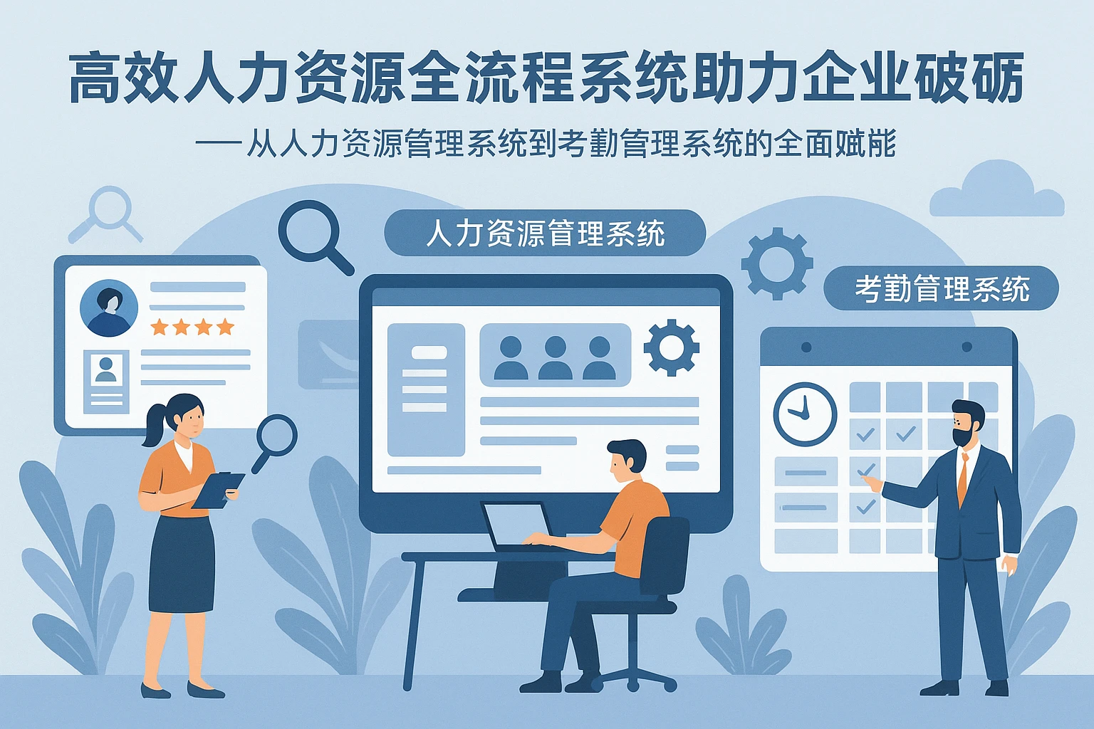 高效人力资源全流程系统助力企业破解招聘困局 —— 从人力资源管理系统到考勤管理系统的全面赋能