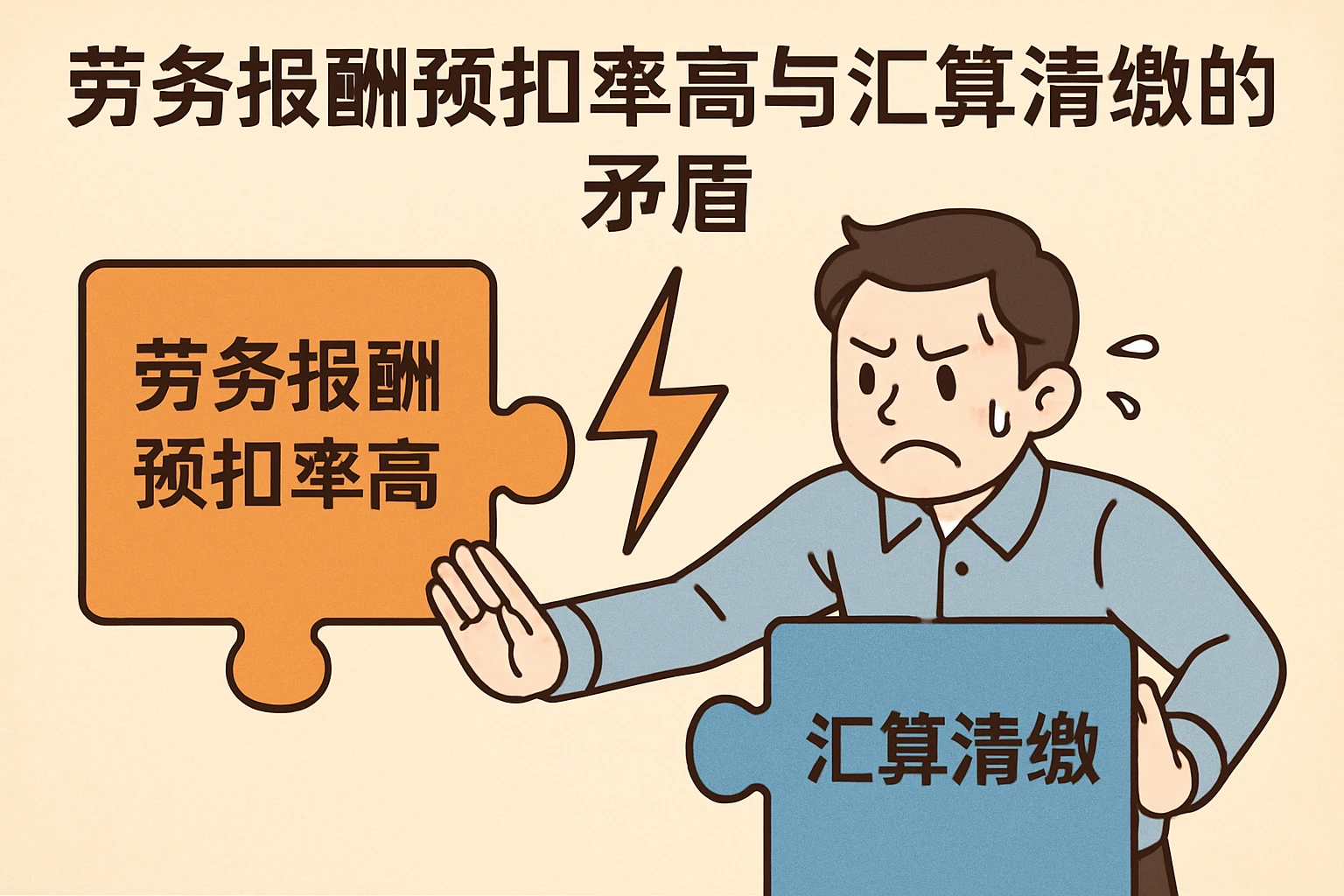 2. 劳务报酬预扣率高与汇算清缴的矛盾