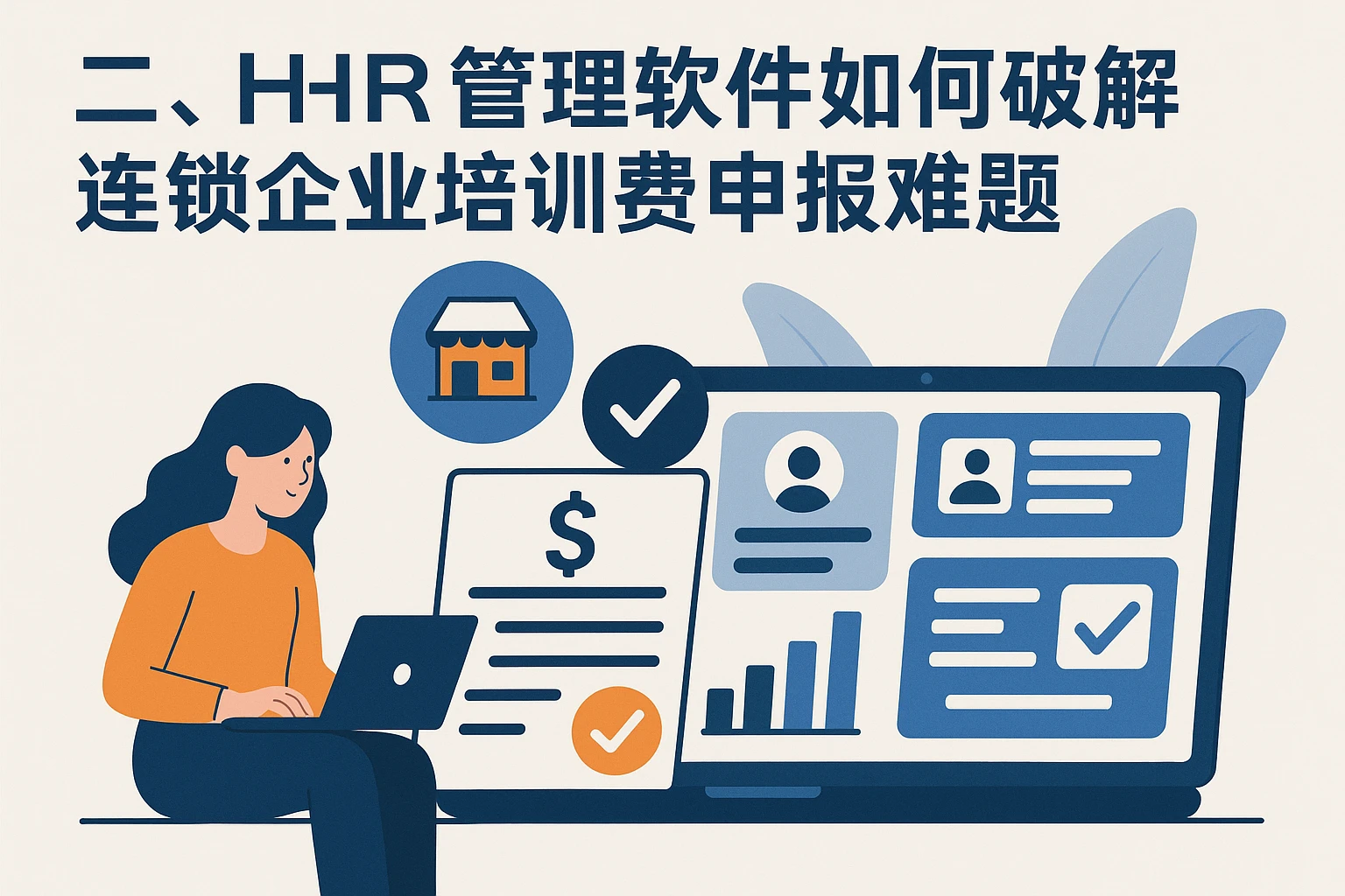 二、HR管理软件如何破解连锁企业培训费申报难题