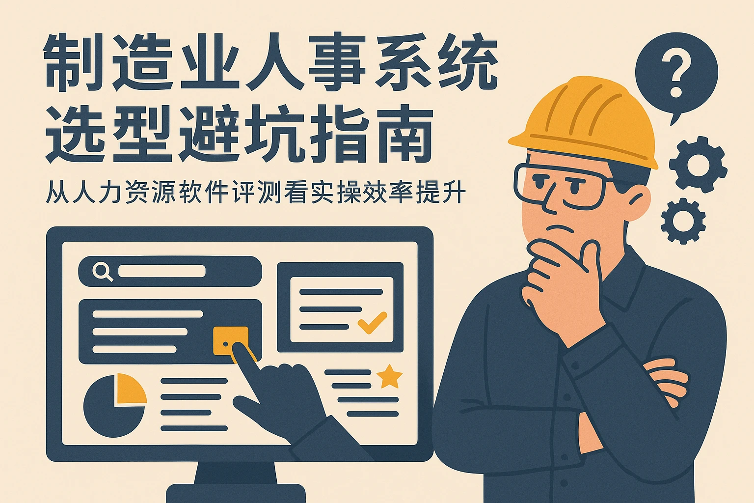 制造业人事系统选型避坑指南：从人力资源软件评测看实操效率提升