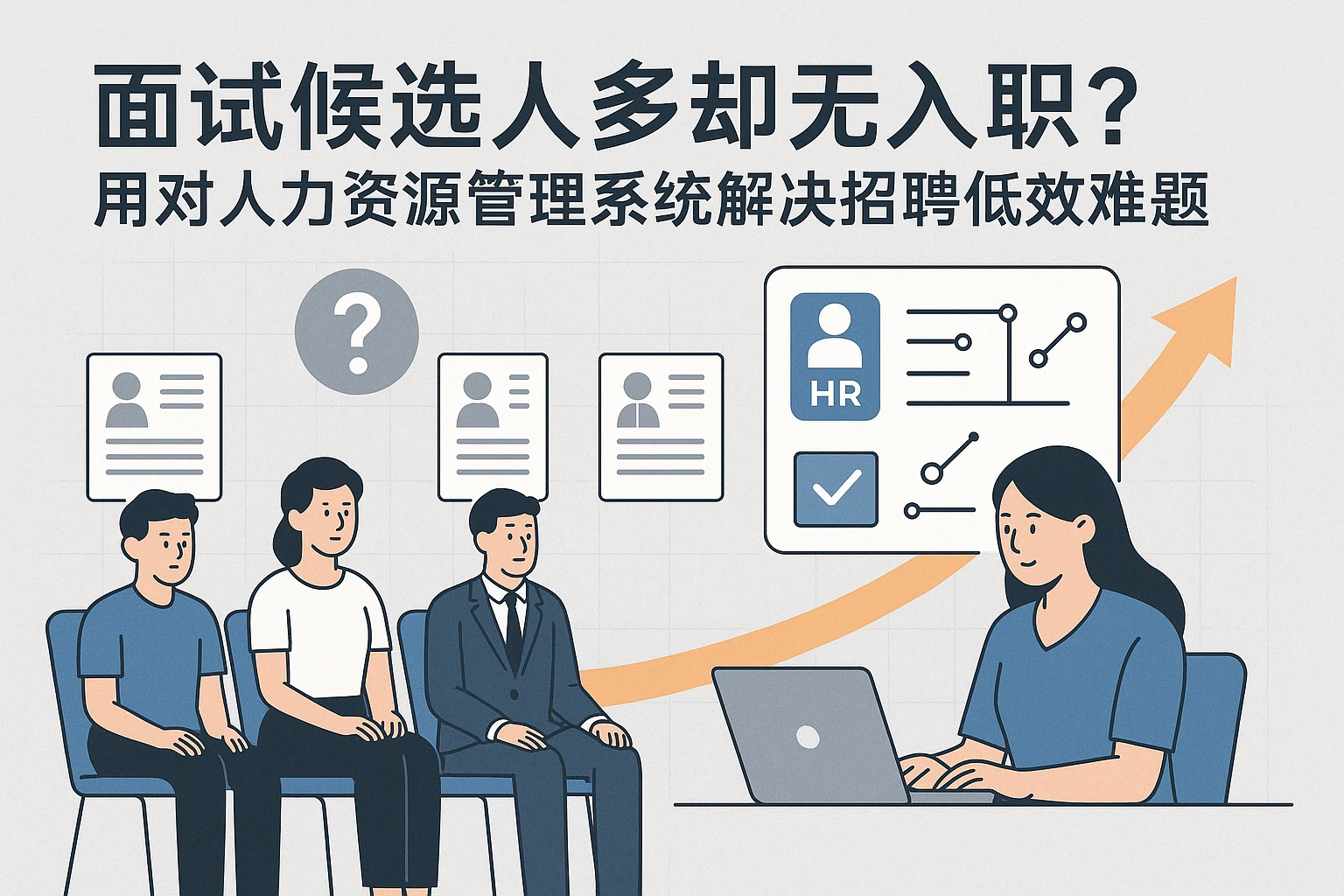 面试候选人多却无入职？用对人力资源管理系统解决招聘低效难题