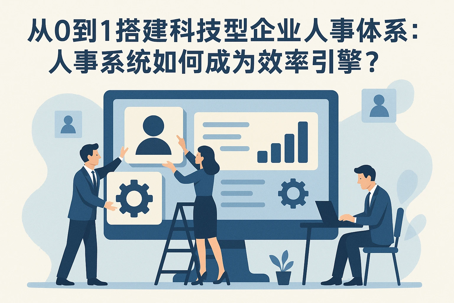 从0到1搭建科技型企业人事体系：人事系统如何成为效率引擎？