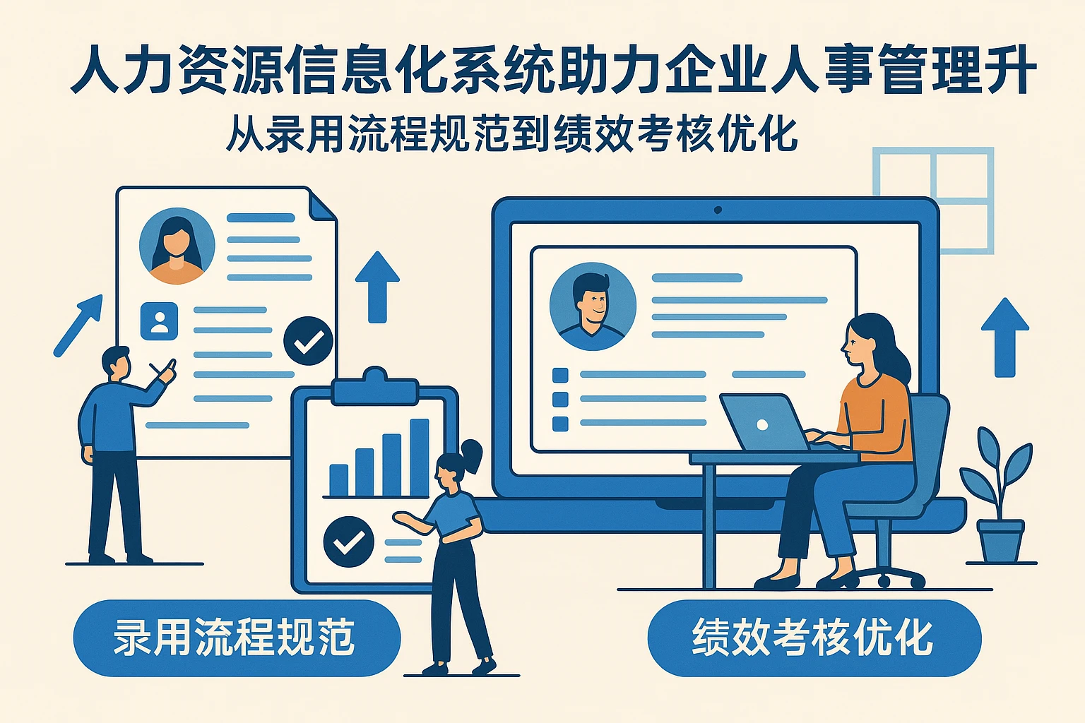人力资源信息化系统助力企业人事管理升级：从录用流程规范到绩效考核优化