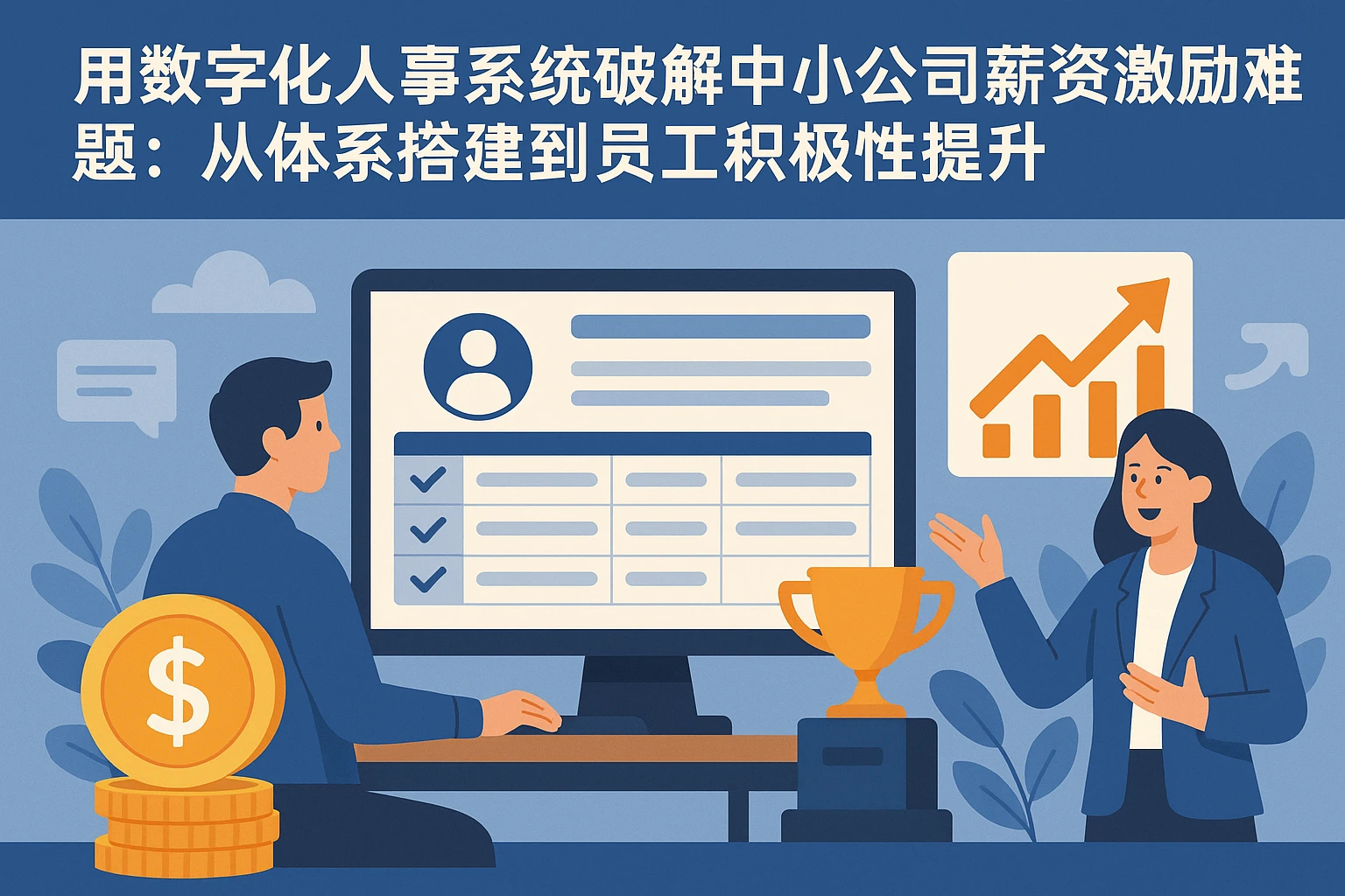 用数字化人事系统破解中小公司薪资激励难题：从体系搭建到员工积极性提升