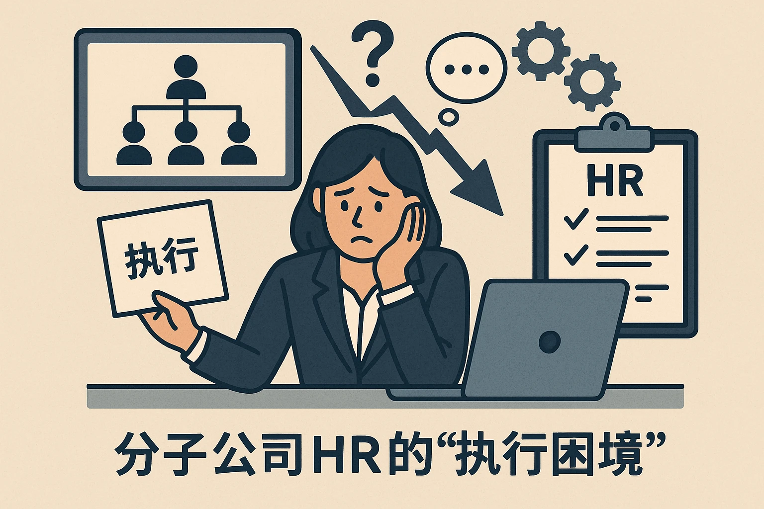 （2）分子公司HR的“执行困境”