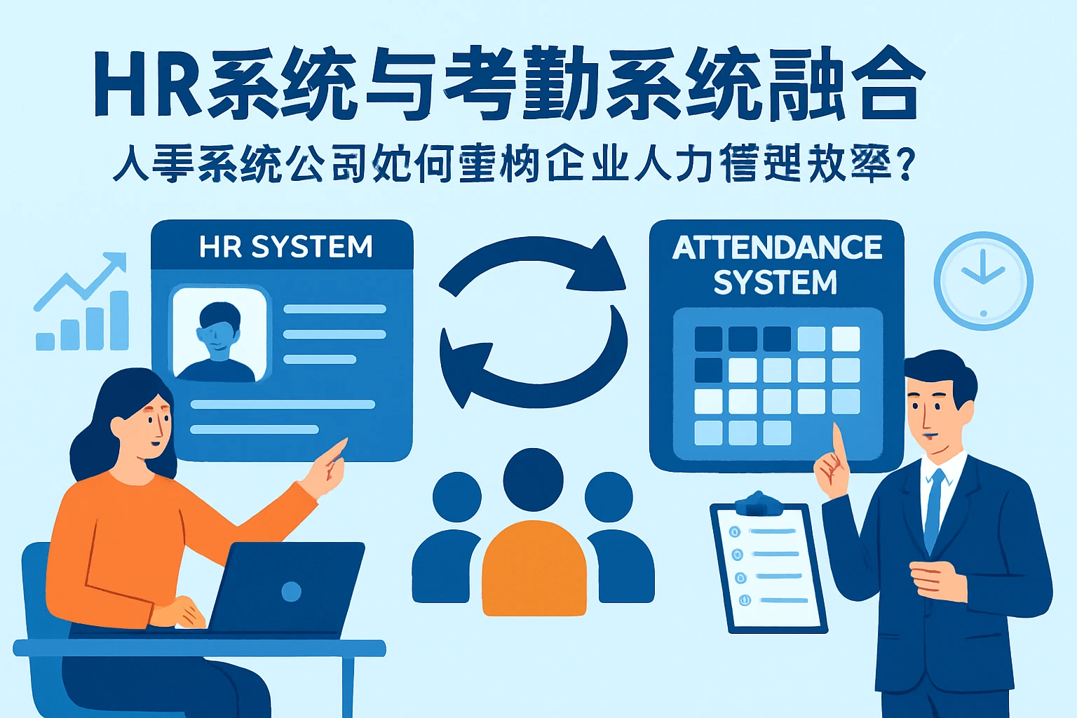 HR系统与考勤系统融合：人事系统公司如何重构企业人力管理效率？