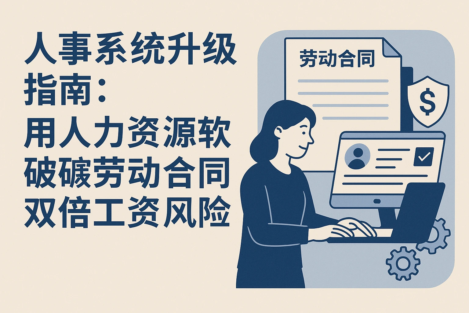 人事系统升级指南：用人力资源软件破解劳动合同双倍工资风险