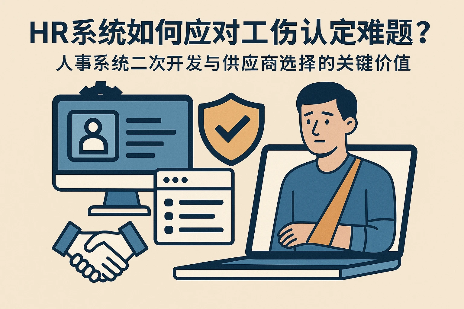 HR系统如何应对工伤认定难题？人事系统二次开发与供应商选择的关键价值
