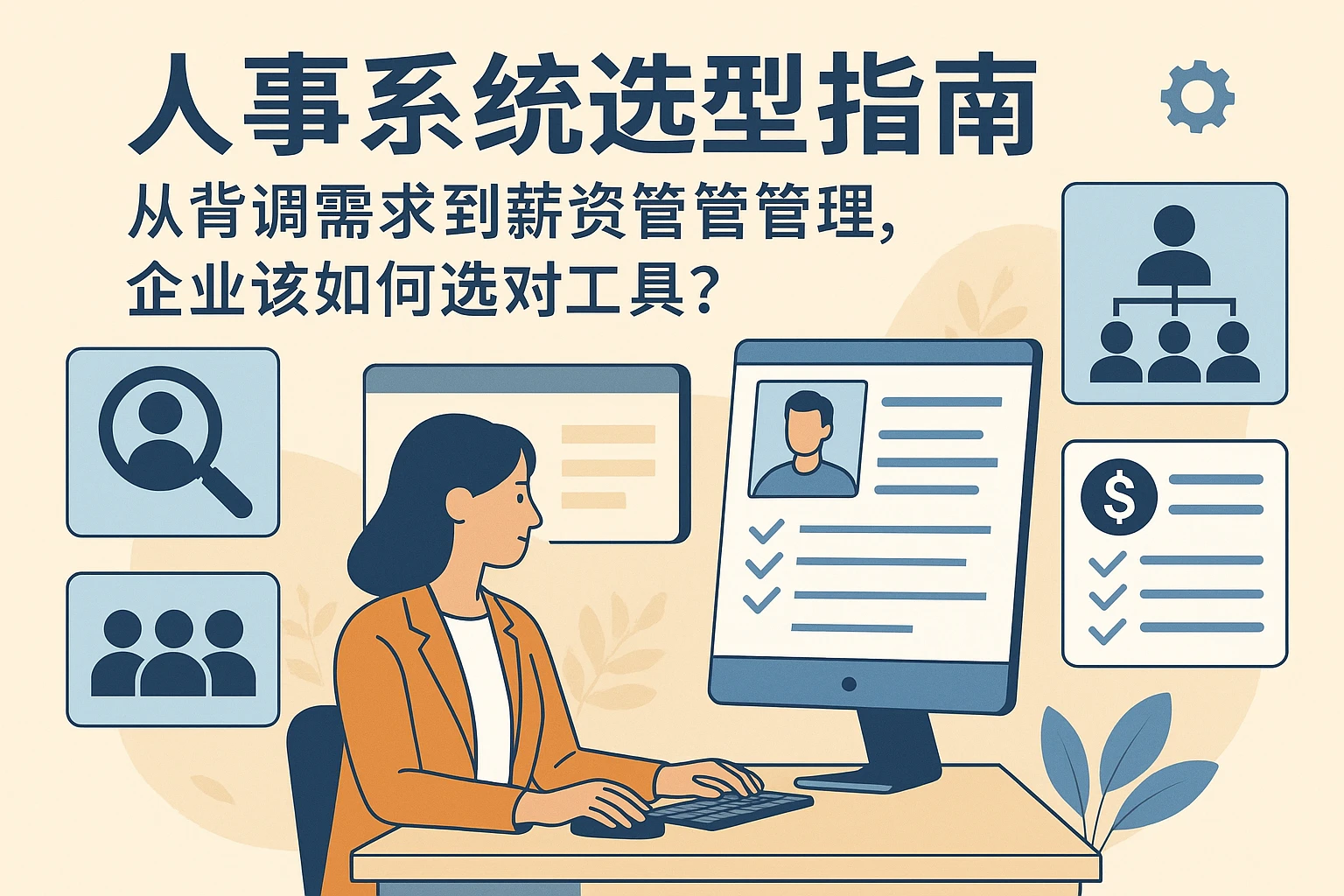 人事系统选型指南：从背调需求到薪资管理，企业该如何选对工具？