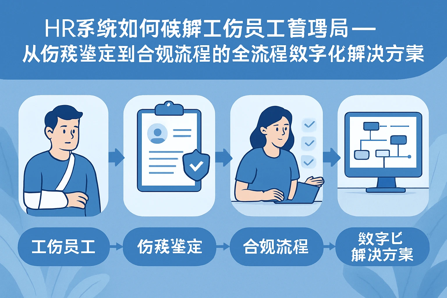 HR系统如何破解工伤员工管理困局——从伤残鉴定到合规流程的全流程数字化解决方案